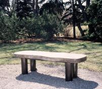 "Embossed Concrete Benches and Bins", 2005, located at Belgravia Art Park.